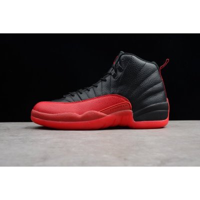 Nike Air Jordan 12 Retro Siyah / Kırmızı Basketbol Ayakkabısı Türkiye - 79YD0VA9